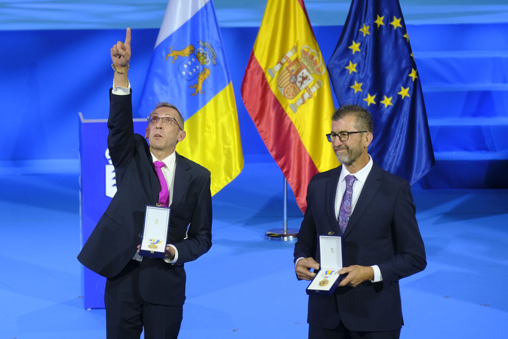 Acto Día de Canarias en el Alfredo Kraus