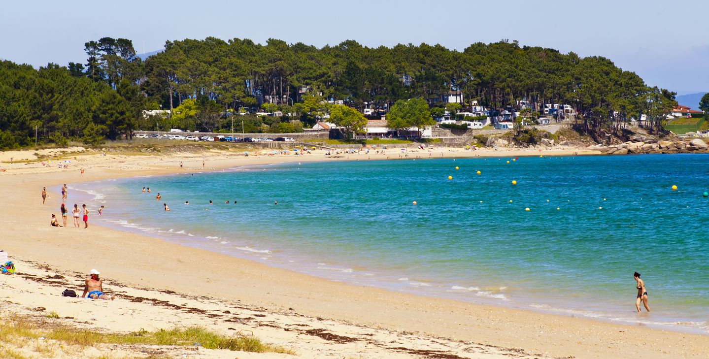 Playa de Ribeira, en A Coruña.