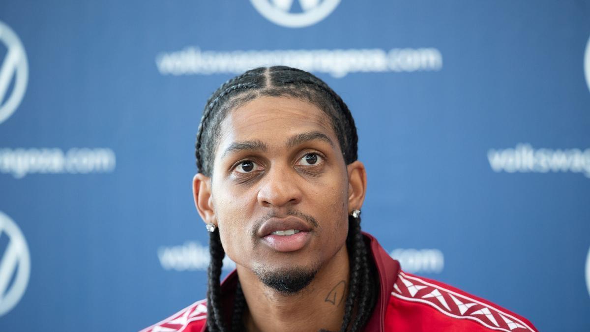 Devin Robinson, durante su presentación