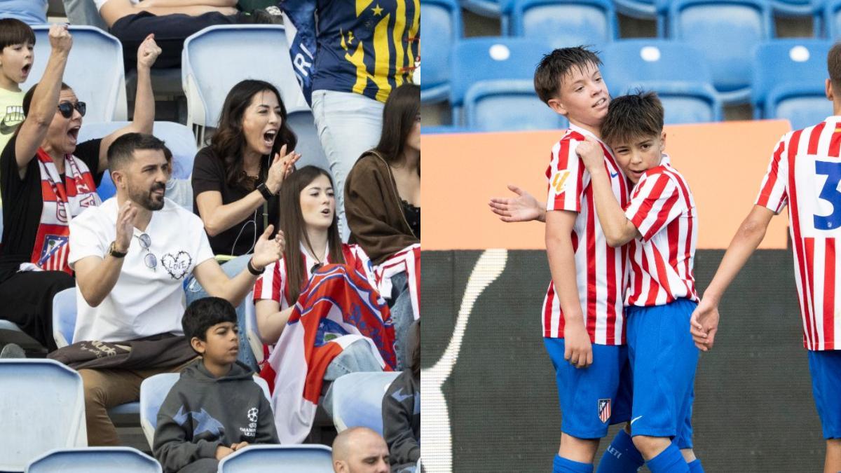 Luca Villa debutó en LaLiga FC Futures bajo la atenta mirada de su padre, David Villa