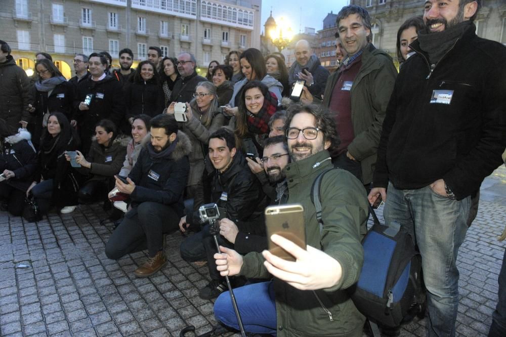 30 tuiteros en el primer #quedadacoruna