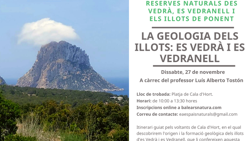 Excursión: La Geología de los islotes: Es Vedrà y Es Vedranell