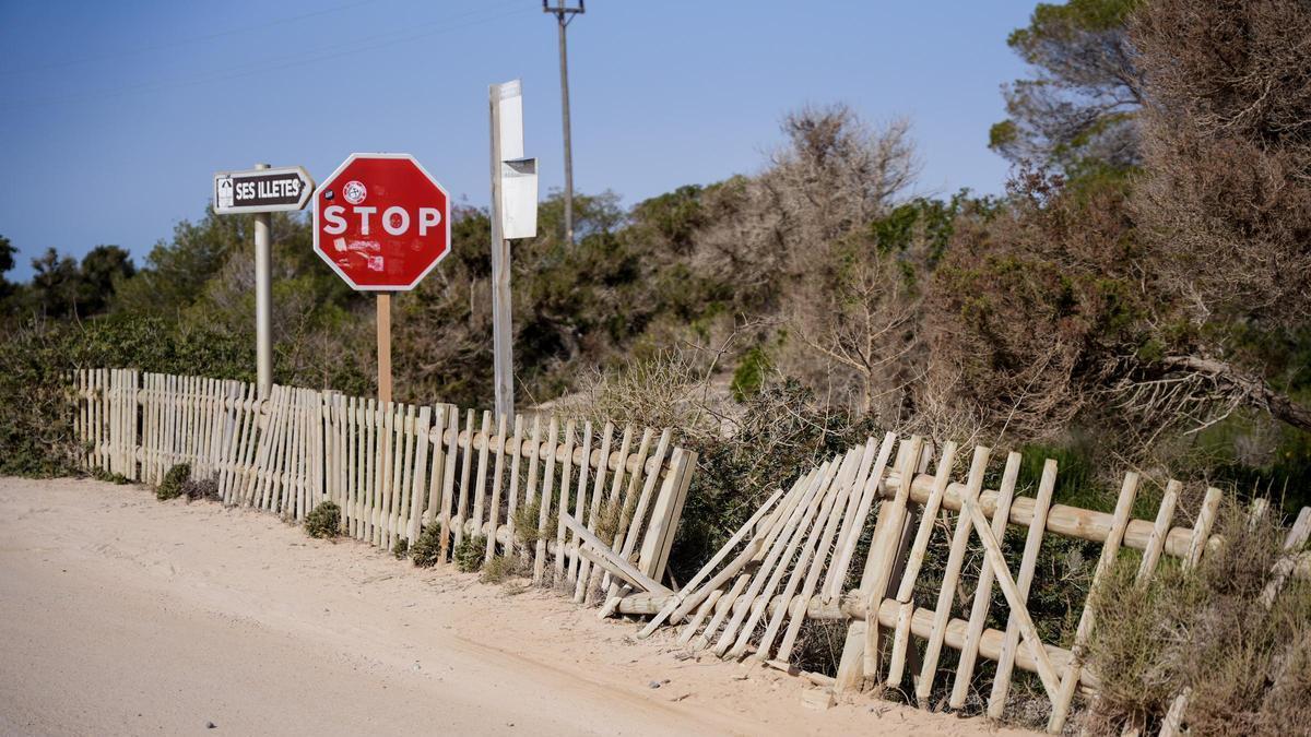 El Consell retirará las barreras y los postes caídos o deteriorados