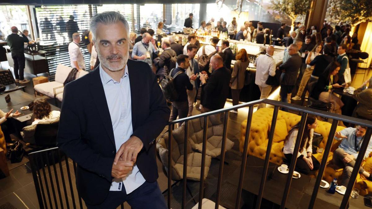 Lalo García, director de The Way Startup Summit, ayer en el arranque del evento.
