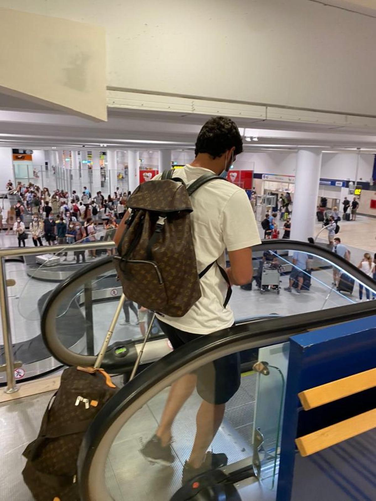 Guedes, en el aeropuerto de Sevilla