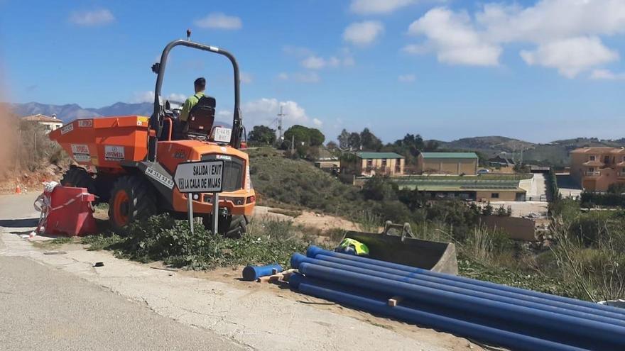 La adjudicataria de los trabajos ha comenzado las obras previas para llevar agua a la Majadilla del Muerto.