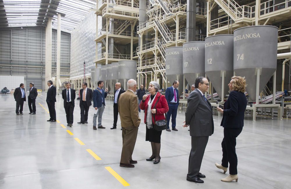 Visita a la planta de producción de Porcelanosa