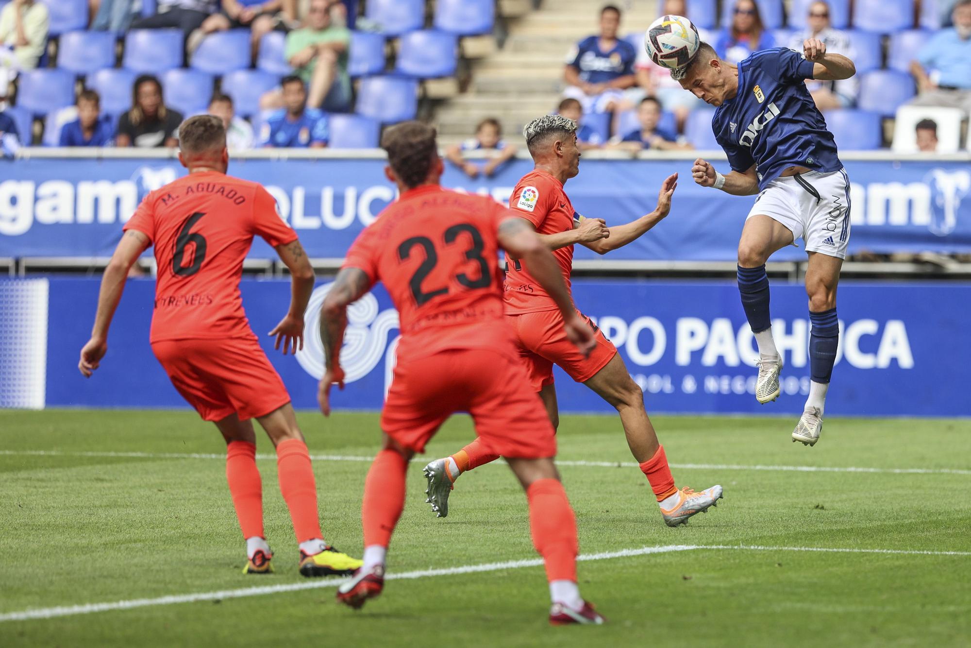 En imágenes: El Oviedo se estrena perdiendo por 0-1 contra el Andorra