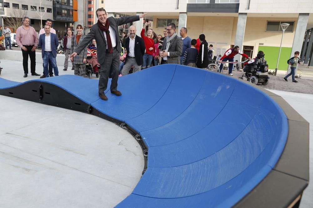 Así es el nuevo parque infantil de Navia, en Vigo