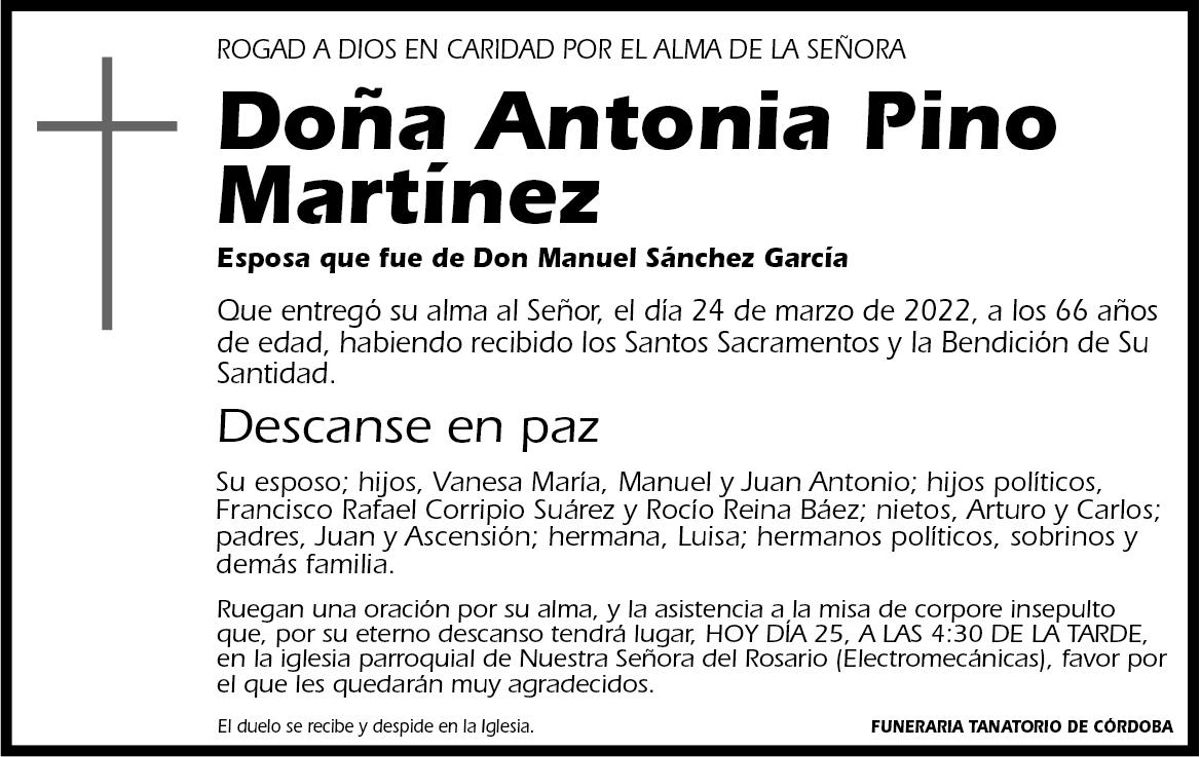 Antonia Pino Martínez