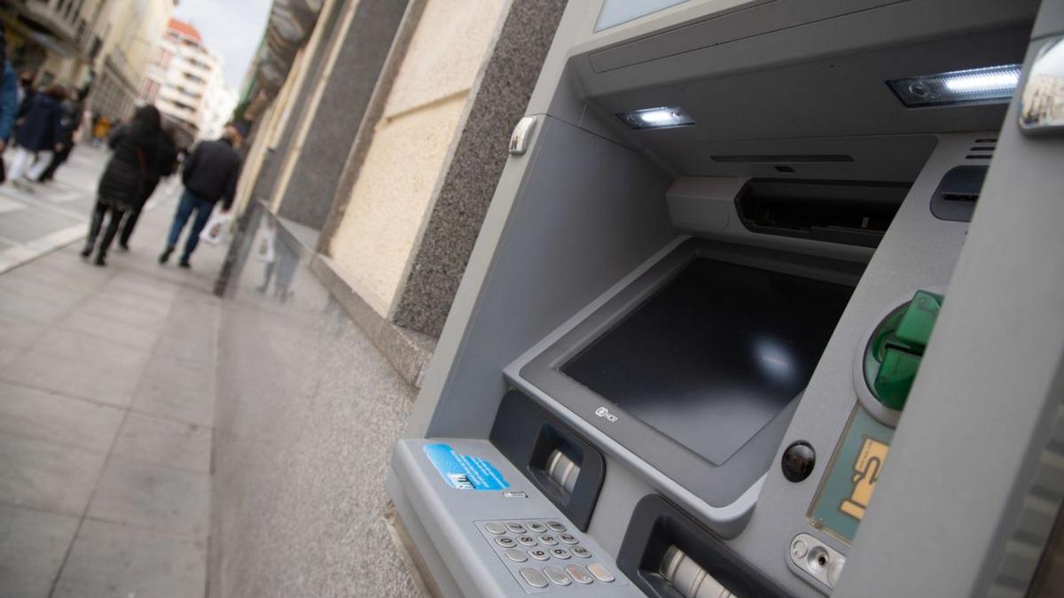 Un cajero automático en Zamora. |