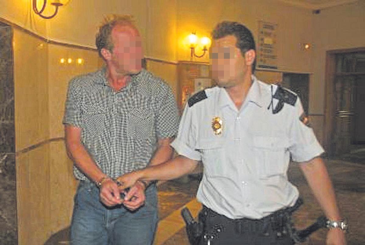 Sven M., hombre de confianza de Meisel, detenido en 2007.