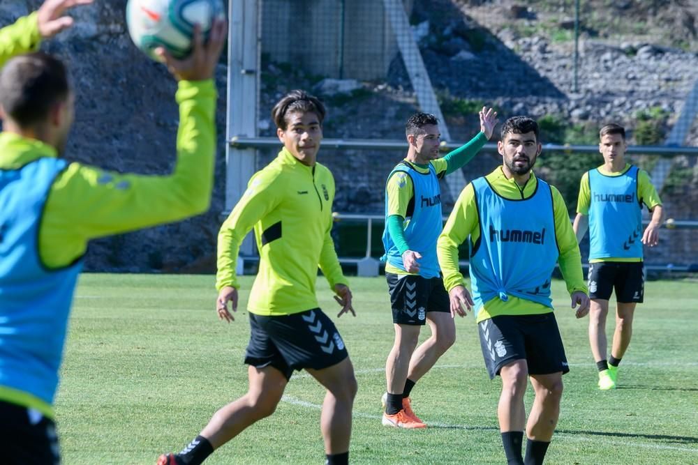 Entrenamiento de la UD Las Palmas previo al derby canario