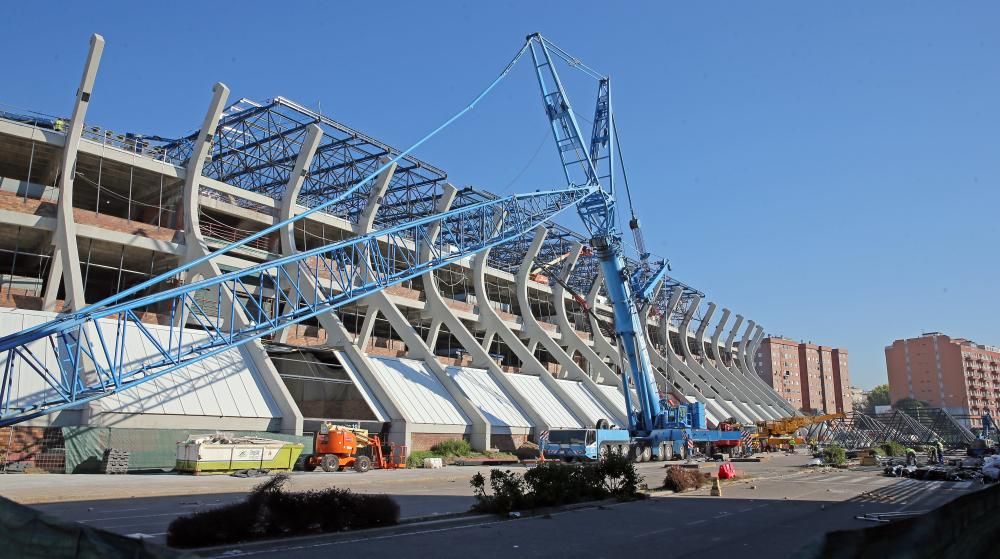 La grada de Río continúa su puesta a punto