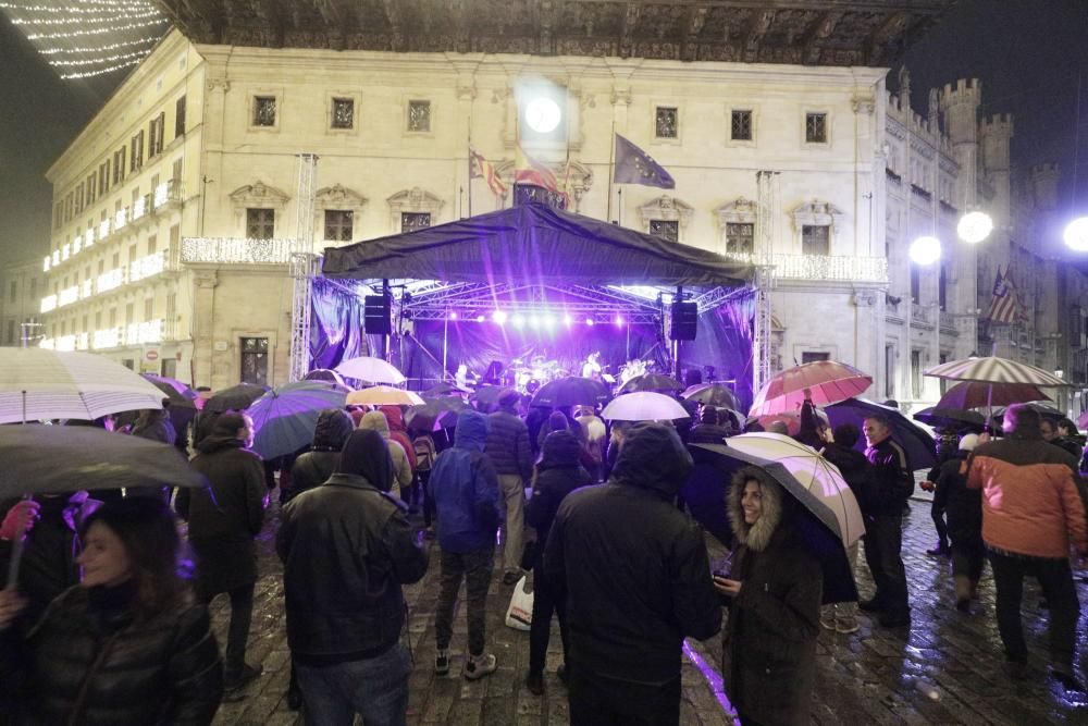 La borrasca Gloria estropea la Revetla de Sant Sebastià