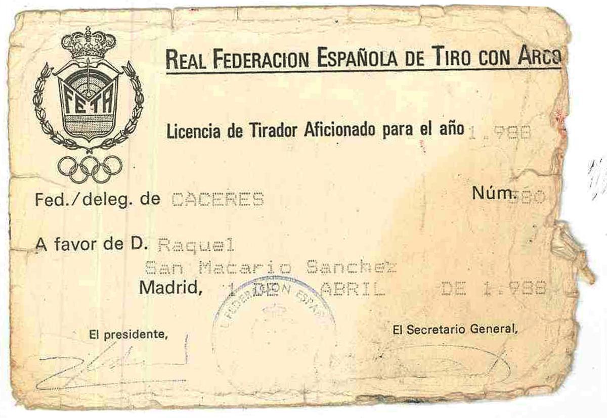 Licencia de Raquel San Macario.