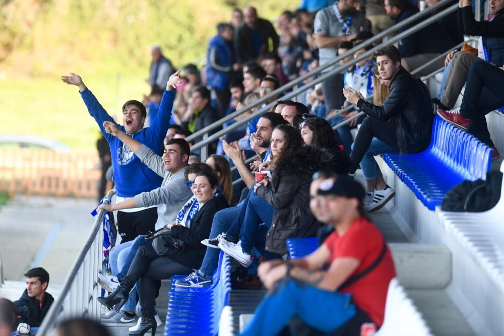 La afición apoya al Dépor antes del derbi