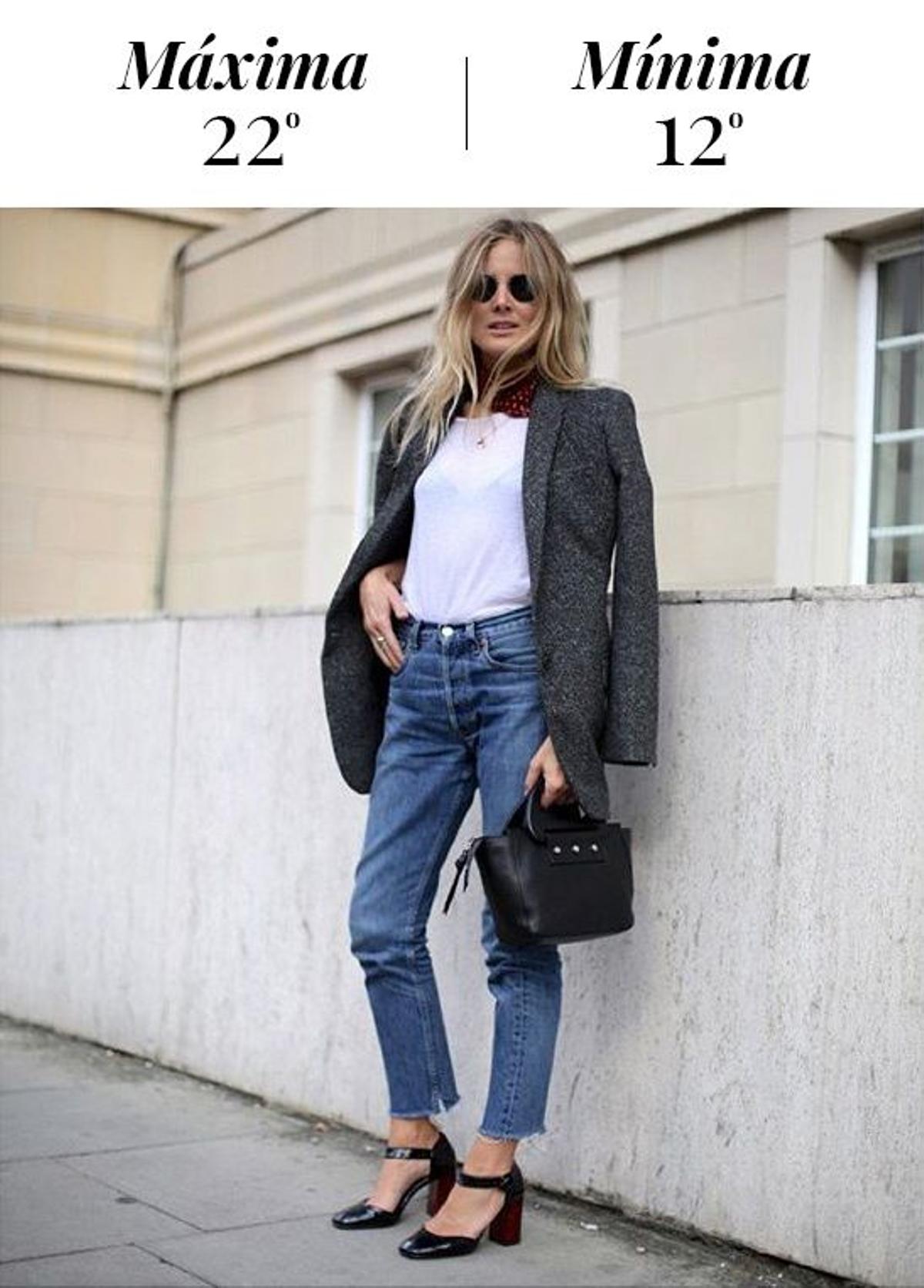 Chaqueta + Jeans + Zapatos