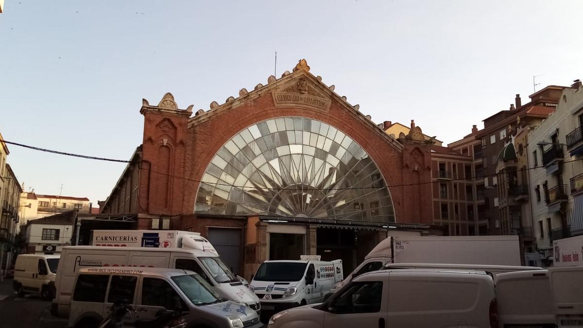 El Mercado de Abastos, esta mañana de jueves.