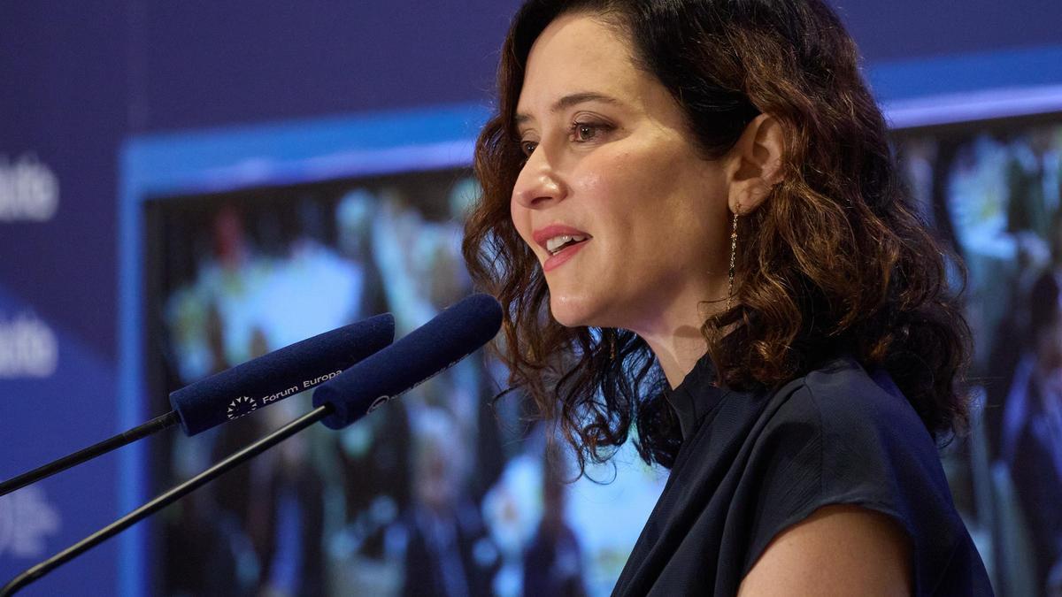 La presidenta de la Comunidad de Madrid, Isabel Díaz Ayuso.