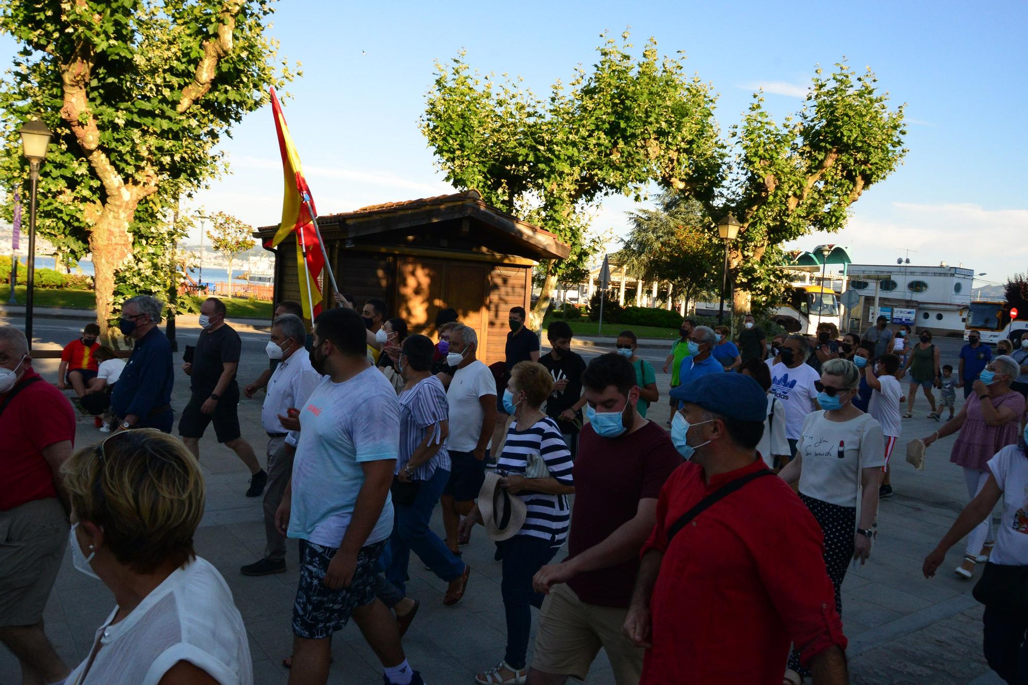 Marcha por la sanidad pública en Cangas