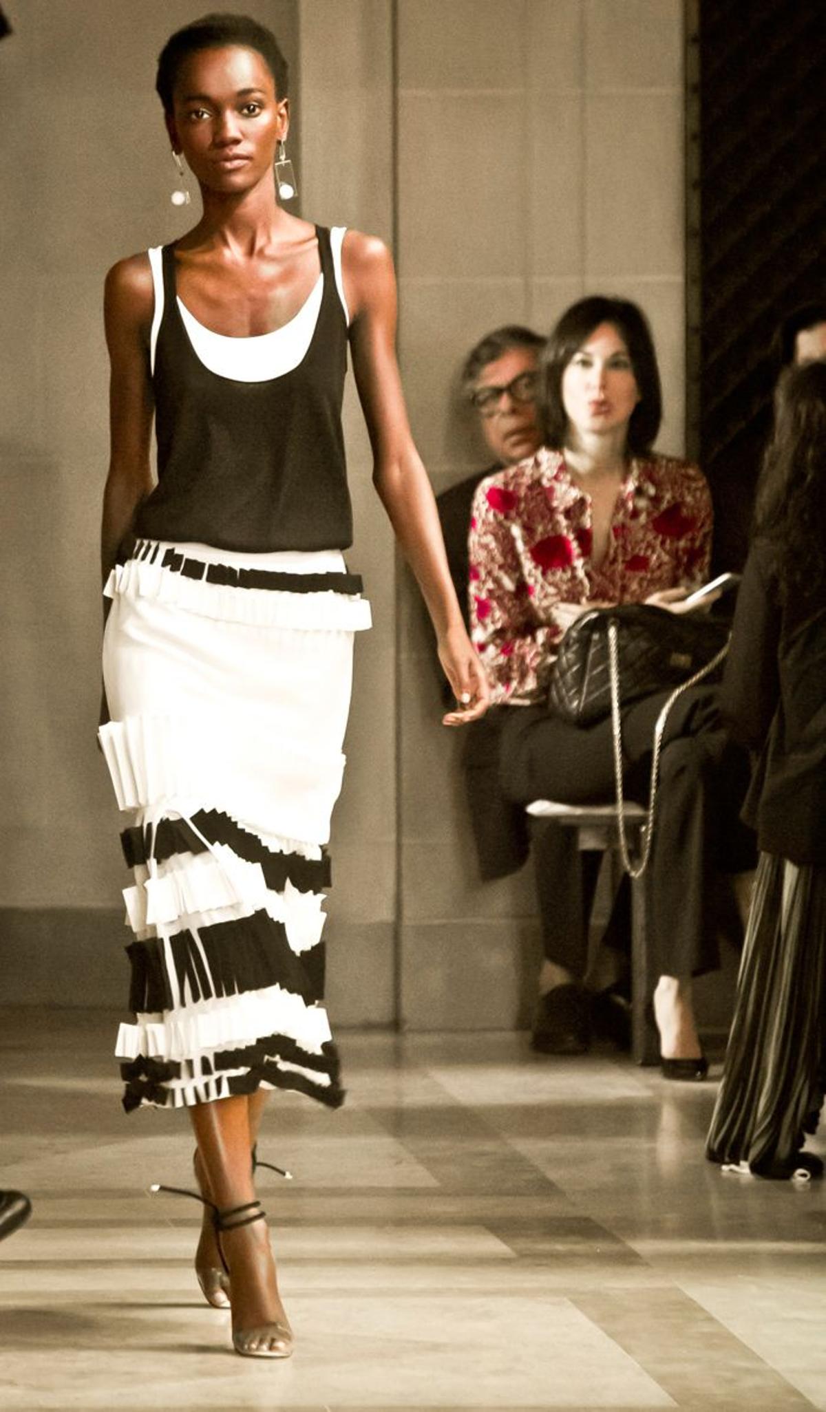 Nueva York Fashion Week: Carolina Herrera, marrón y blanco