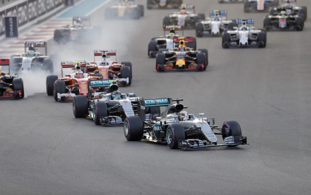 Imágenes del Gran Premio de Fórmula 1 de Abu Dhabi.