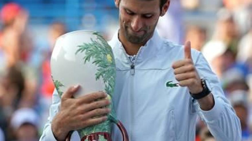 Djokovic puja al sisè lloc del rànquing després de guanyar a Cincinnati