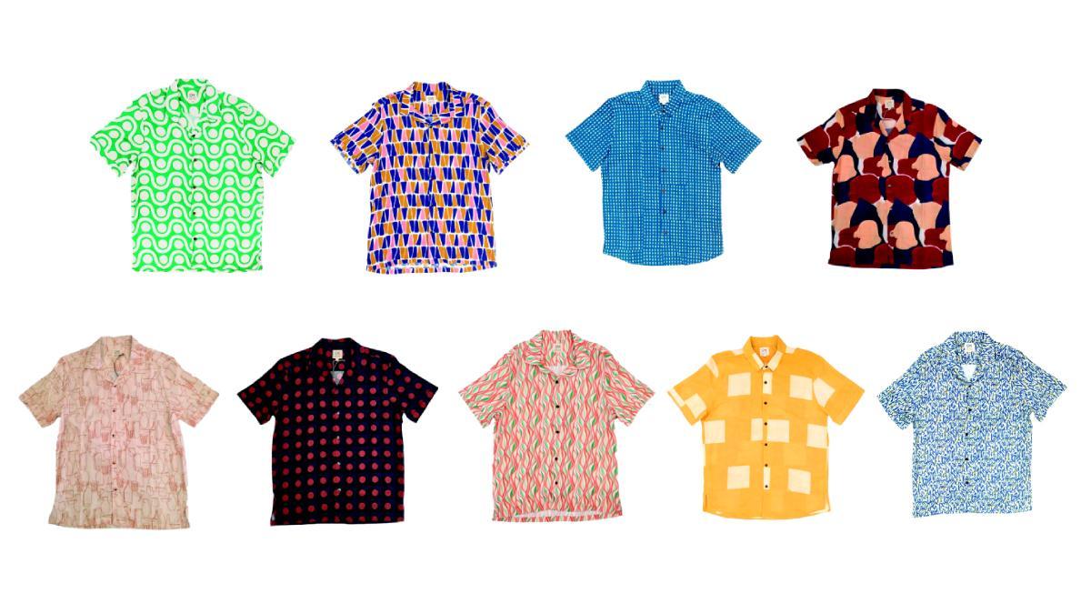 Selección de camisas de manga corta que se puede encontrar en Regaliz Funwear.