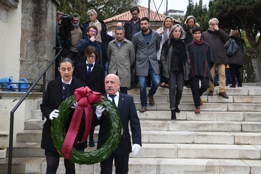 Día de todos los Santos en el cementerio de San Amaro