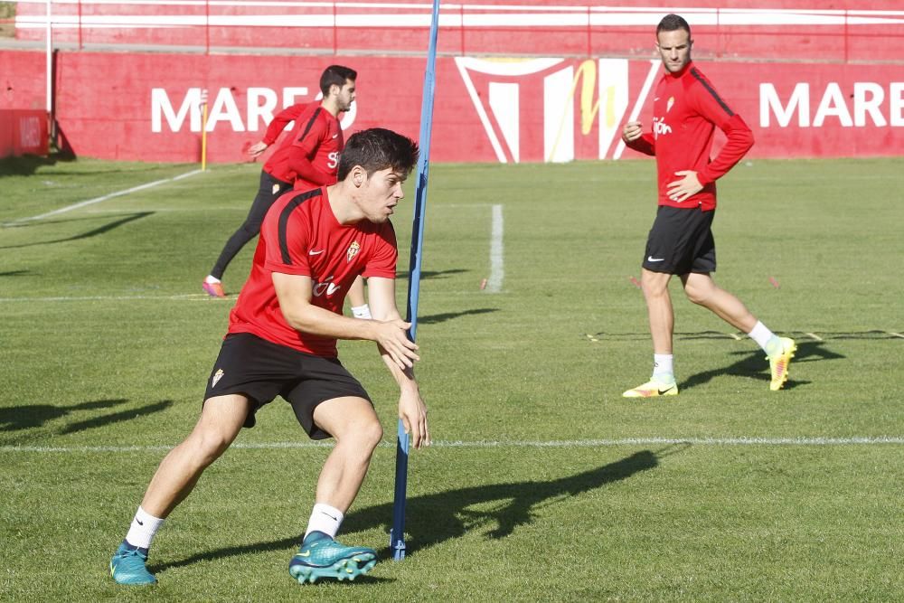 Entrenamiento del Sporting