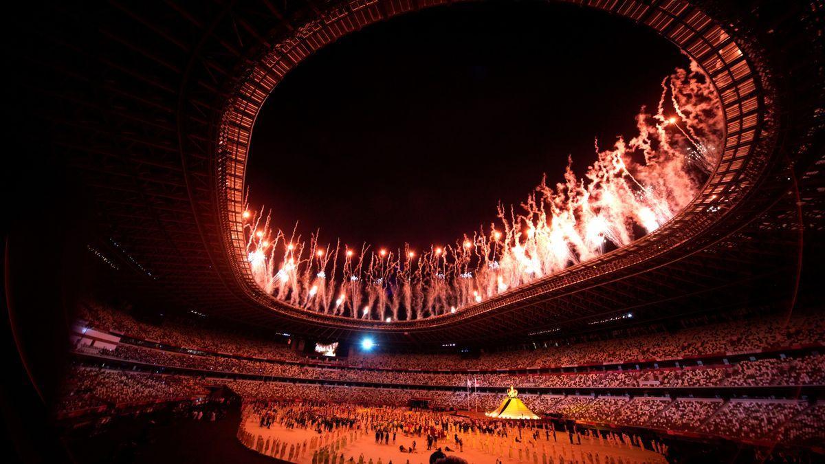 Imatge de la cerimònia inaugural dels Jocs de Tòquio 2020