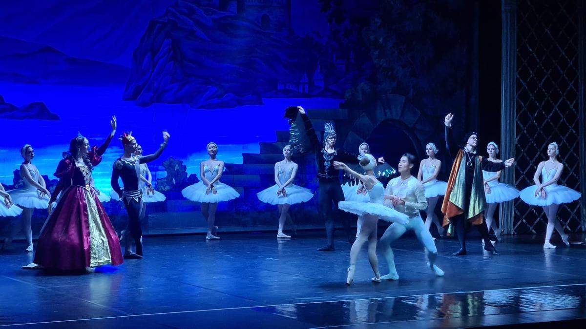 Un momento de la actuación del Ballet Nacional Ruso en Vilagarcía.