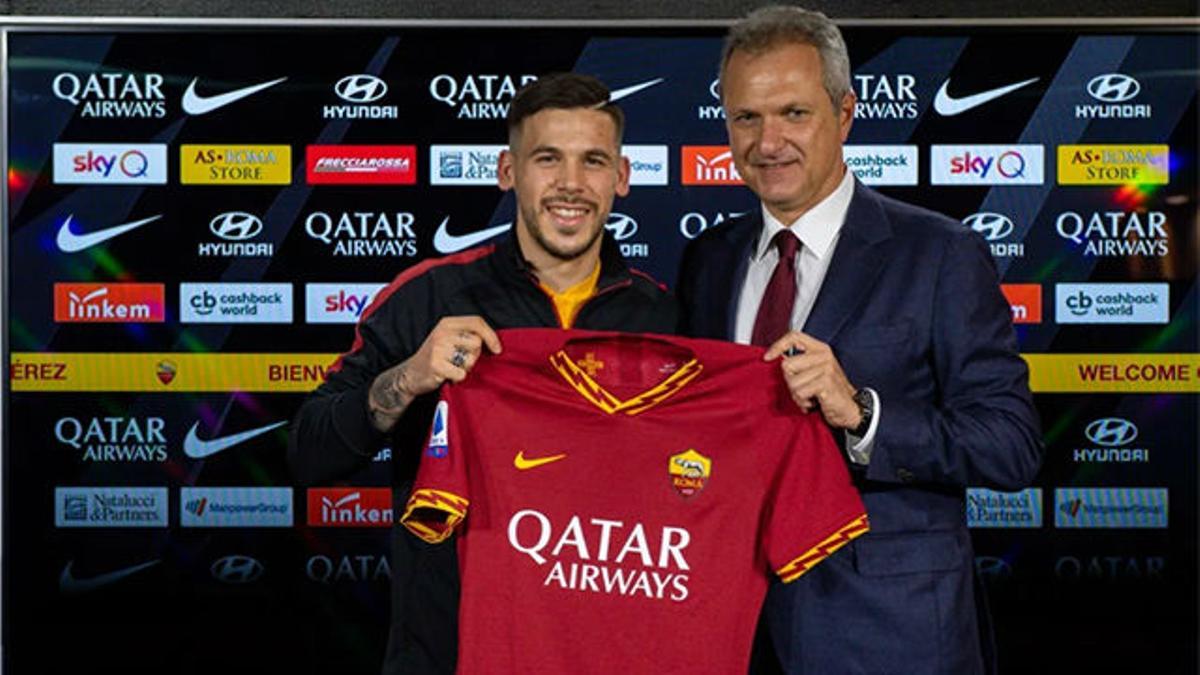 La Roma hace oficial el fichaje de Carles Pérez