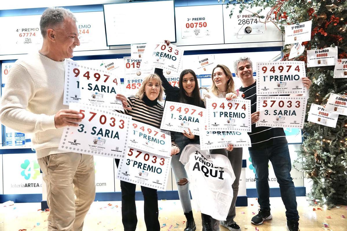 Celebraciones por el sorteo de El Niño