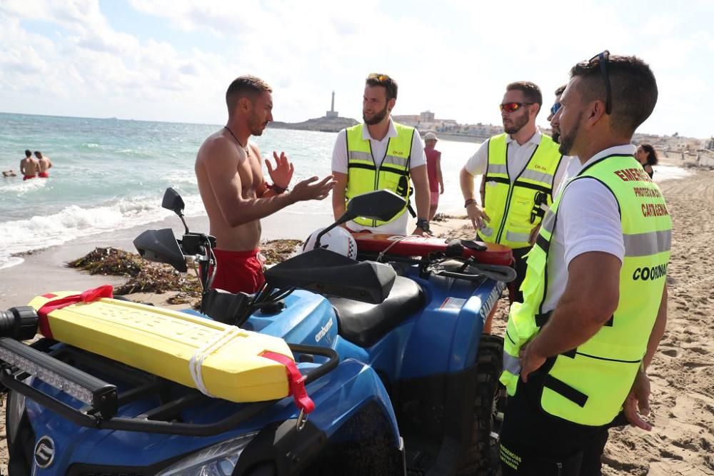 Simulacro de rescate en Cabo de Palos