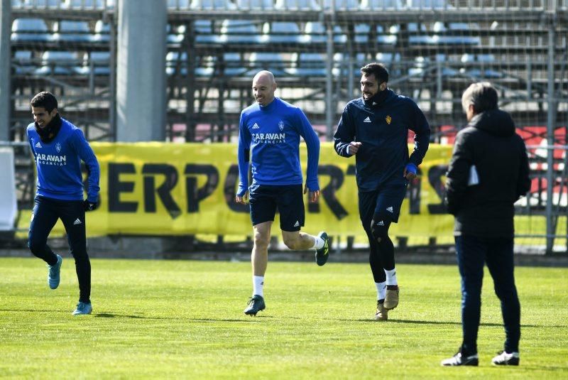 Entrenamiento del Real Zaragoza 24/2/2018