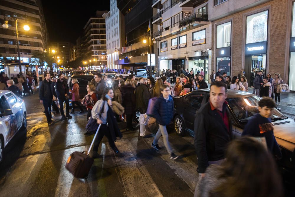 Atascos en València por el 'Black Friday'