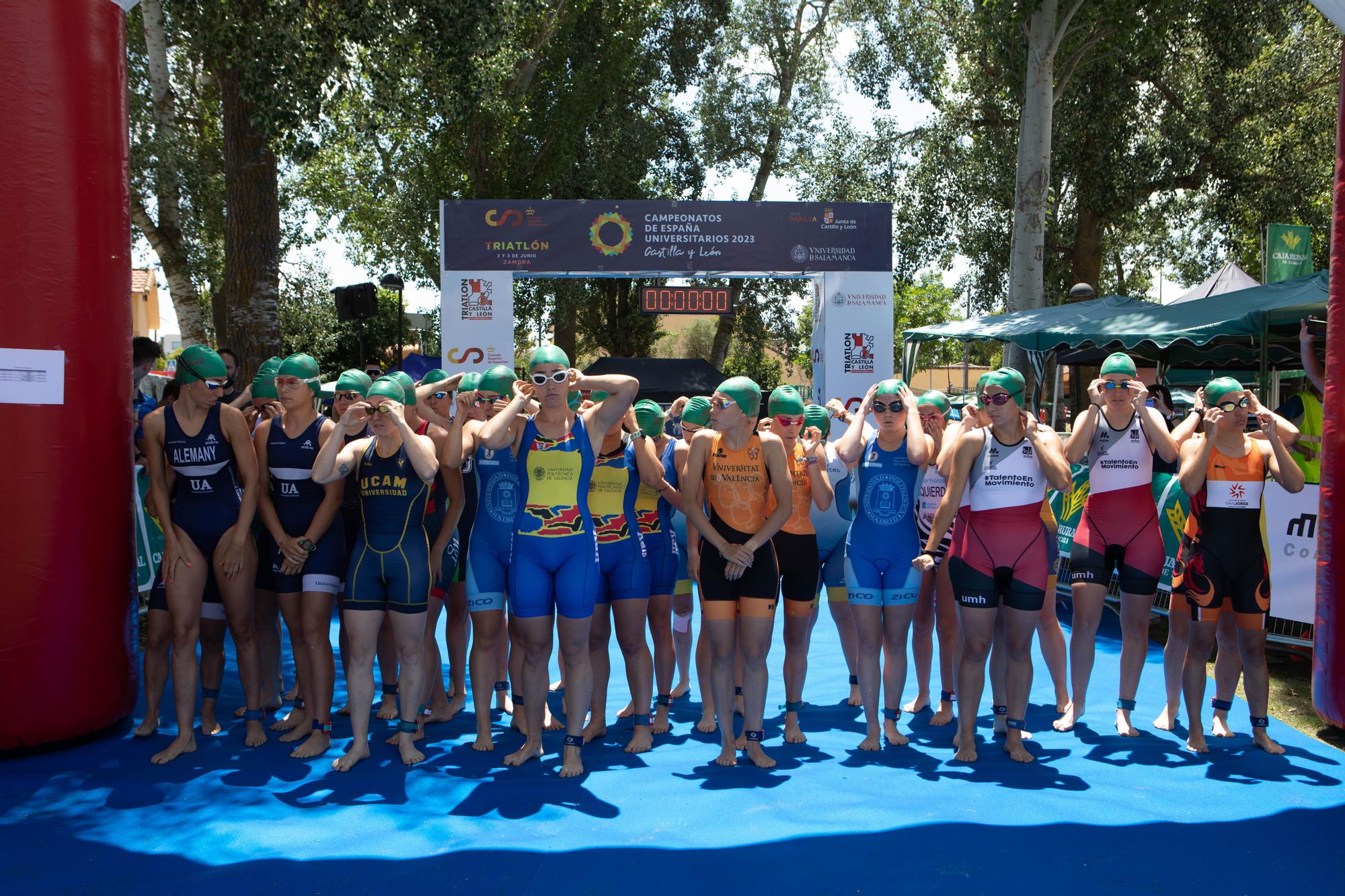 GALERÍA | El triatlón toma Zamora con dos pruebas de alto nivel