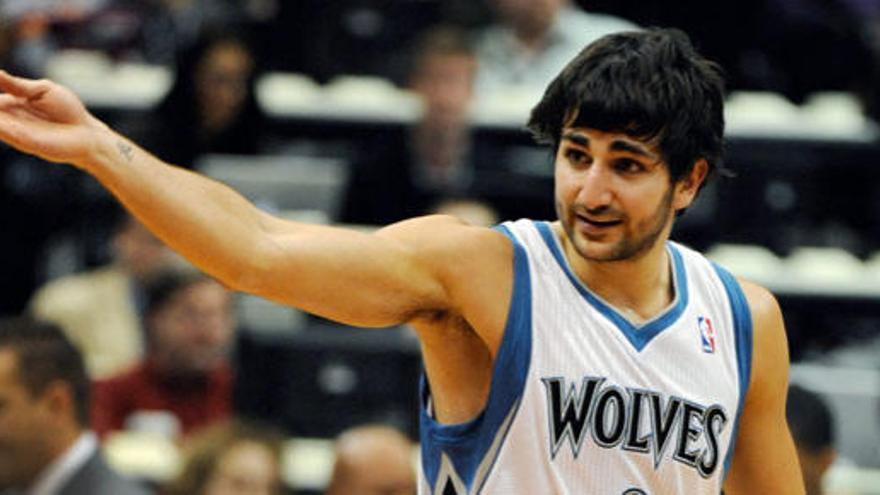 El base de los Minnesota Timberwolves, Ricky Rubio