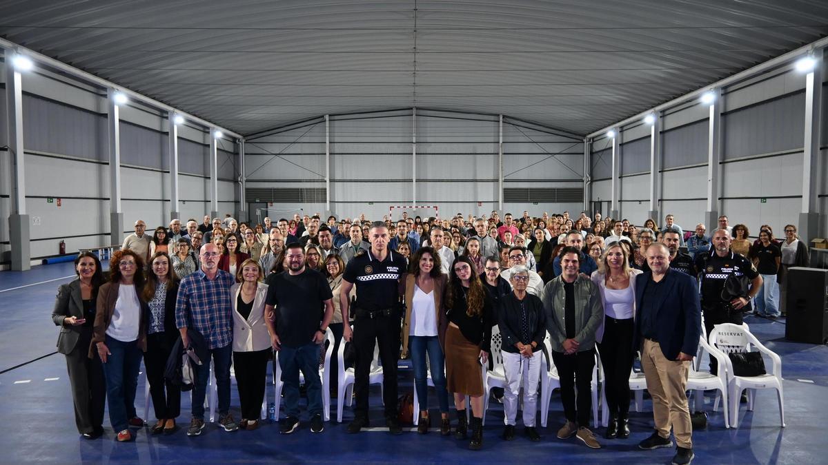 El pabellón "de la solidaridad" en el CEIP Molí d'Animeta