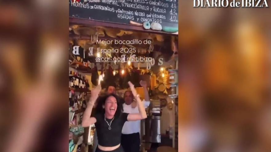 Vídeo: Can Gourmet celebra su premio en el concurso del Mejor Bocata de España 2025