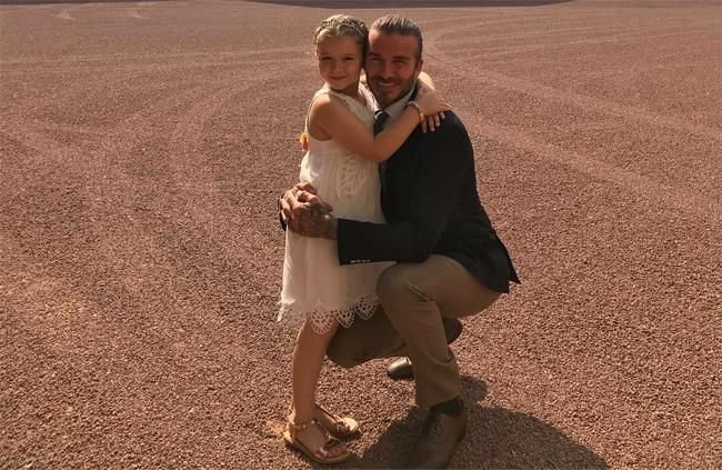 David Beckham felicita a su hija Harper por su sexto cumpleaños