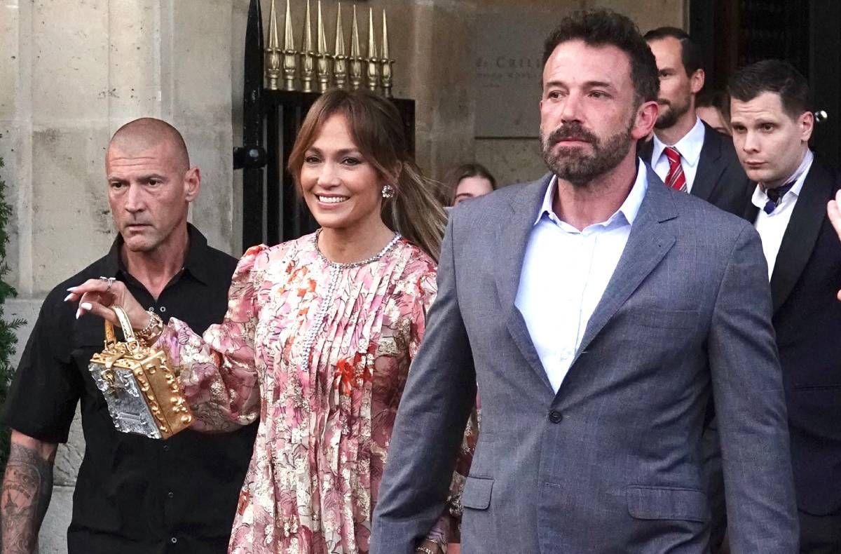 Jennifer Lopez y Ben Affleck en París