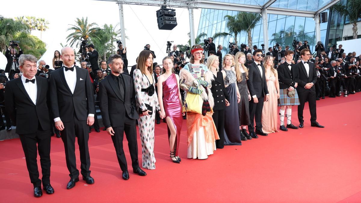El equpo de &quot;Club Zero&quot;, en Cannes.