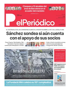 La portada de EL PERIÓDICO del 16 de junio de 2025