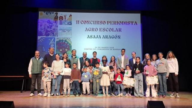 Foto de familia en el acto de entrega de premios.