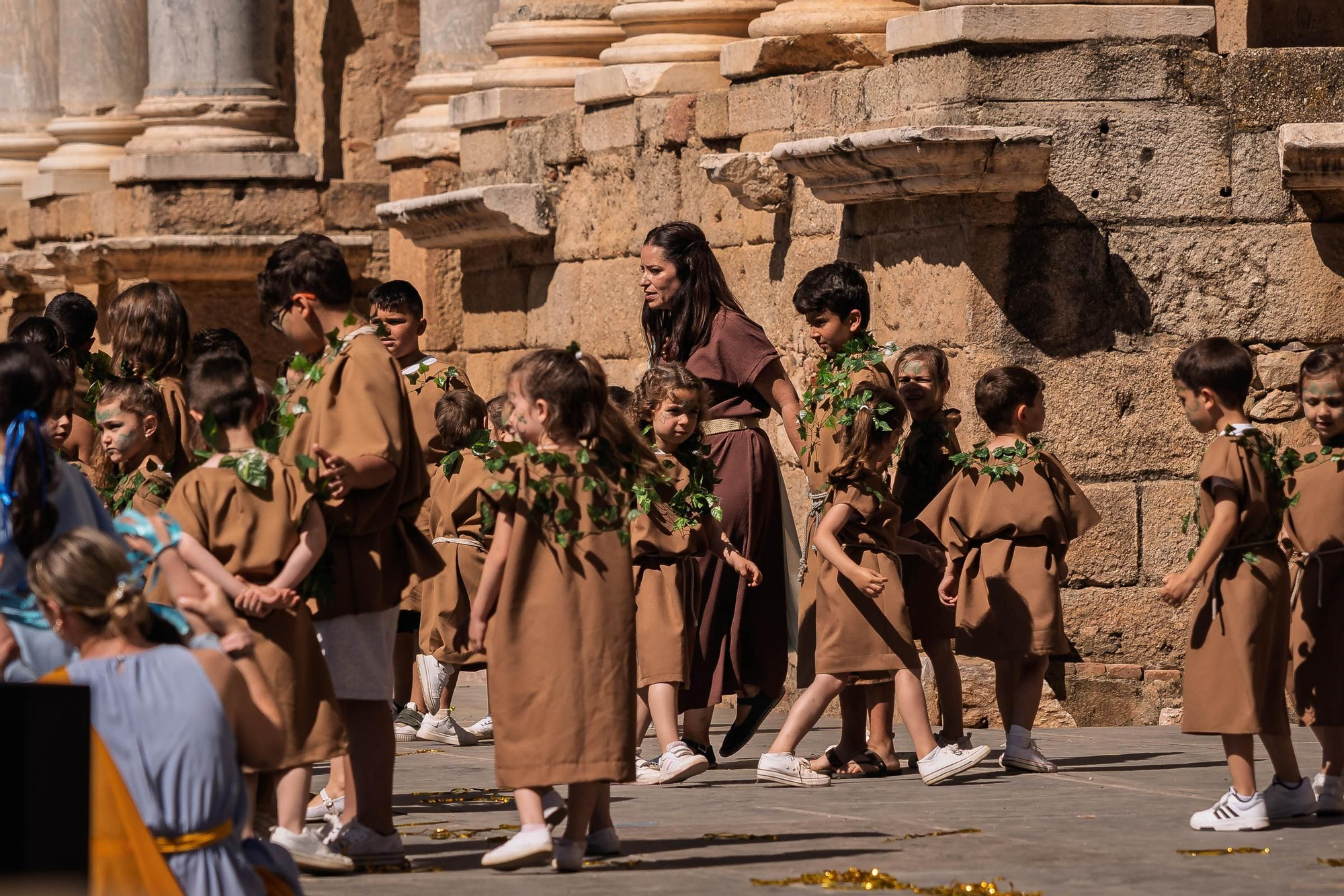 Fotogalería | Los escolares toman el Teatro Romano en Emerita Lvdica