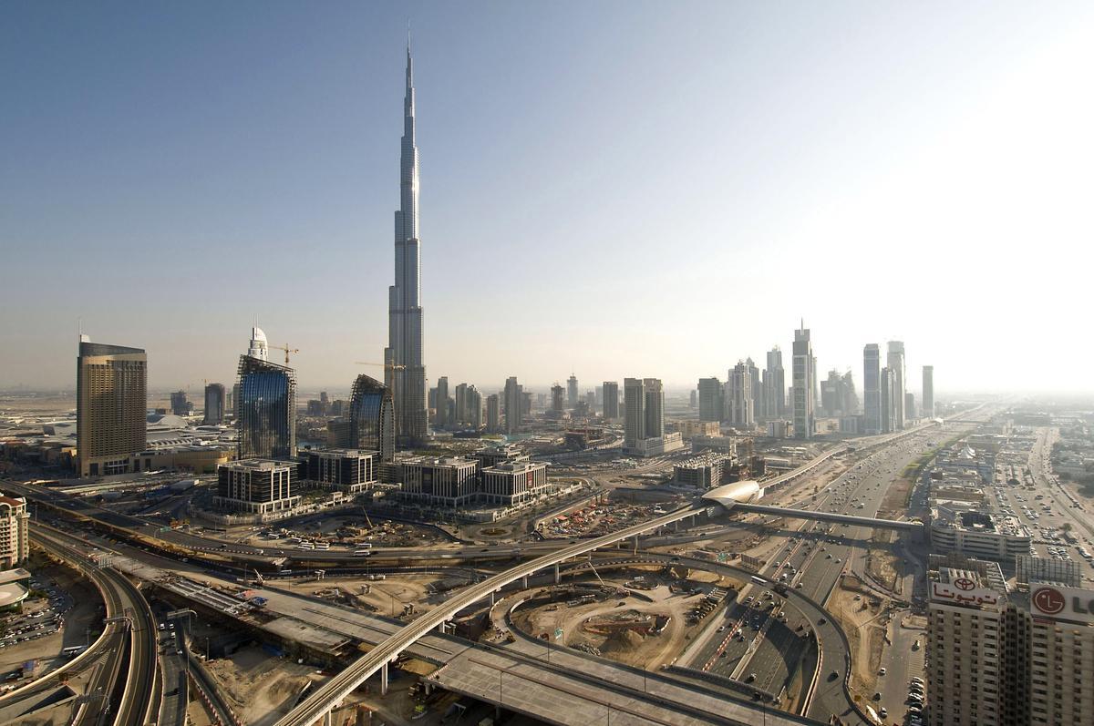 Vista panorámica de la ciudad de Dubai.