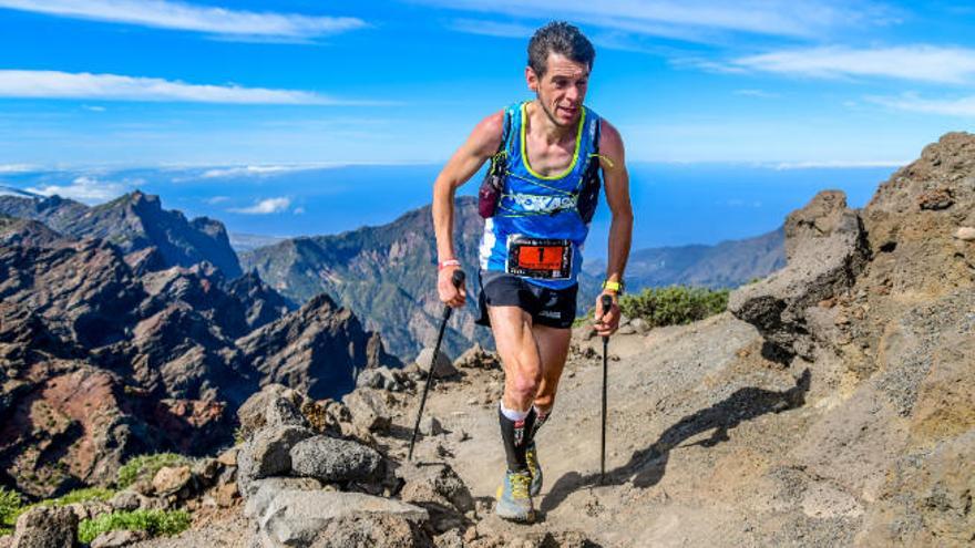 Marco de Gasperi, uno de los grandes favoritos para ganar la prueba reina, en acción durante la edición de 2018.